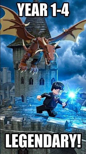 Atak smoka!!! LEGO Harry Potter year 1-4 🔥🔥 #gaming #games #harrypotter #lego