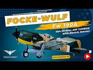 FOCKE-WULF Fw 190A 85'' W/Electric Retract 60cc ARF V2 - PH232
