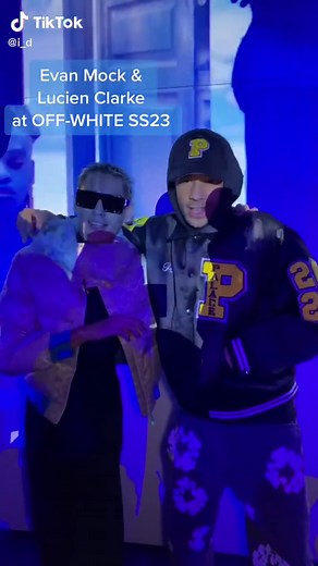 Skater boys! 🛹 #offwhite #evanmock #lucienclarke #pfw #fashionforyou #ibkamara #virgilabloh #fyp