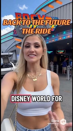 A Back to the Future Roller Coaster at Disney?! 👀🔥