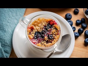 Blueberry Muffin in a Mug Recipe!