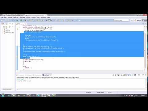 Write a java program to Validating Date Format