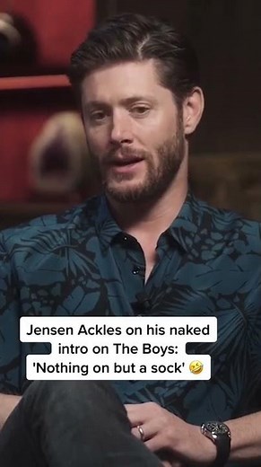 Jensen Ackles On His Naked Intro On 'The Boys': 'Nothing On But A Sock' 🤣