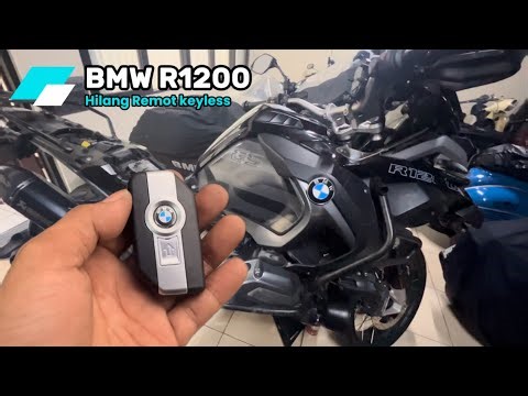 Solusi hilang kunci motor bmw gs1200, program Remot baru bmw gs1200