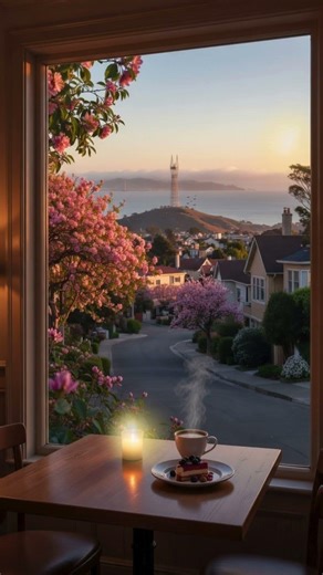 San Francisco Morning Coffee ☕ Relaxing Jazz Ambience #sanfrancisco