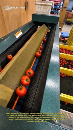 This Machine Sorts Tomatoes Faster Than Humans?! 🍅⚡