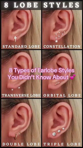 8 Lobe Piercing Styles You Didn't Know About!👂