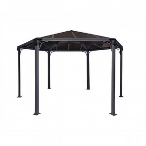 Buy Palram – Canopia Monaco Hexagonal Gazebo - Grey | Gazebos and awnings | Argos