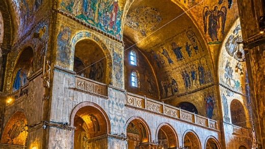 Περίπατος στη Μεγάλη Διώρυγα της Βενετίας και στην πλατεία Σαν Μάρκο (8K)
