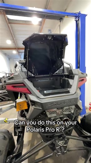 The Diamond Performance bed access panel lets you do all this without having to remove the bed. #rzrpror #utv #utvracing #polarisrzr #rzrproxp