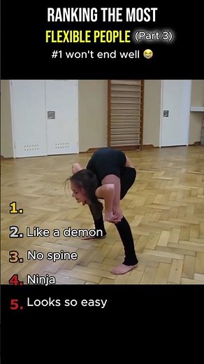 Ranking the MOST FLEXIBLE People Part 3