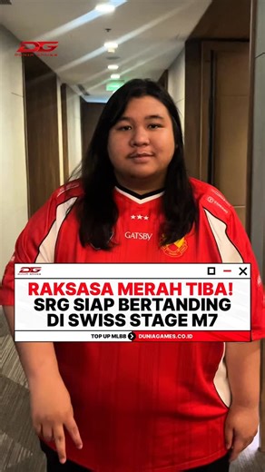 Raksasa merah tiba! SRG siap bertanding di Swiss Stage M7 World Championship 2026 Jakarta🙌. @Selangor Red Giants Esports #duniagamestsel #satusatunyadidunia #m7worldchampionship #SRG #selangorredgiants | Dunia Games