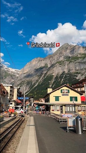 Grindelwald village in Switzerland 🇨🇭 The glacier village🏔️❄️