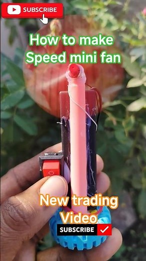 how to make mini speed fan#dcmotarfan