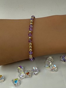 Morse Code "cancer Warrior" Bracelet Made of 14kt Gold-filled Beads and Adorned With Swarovski Crystals. - Etsy UK