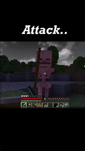 Minecraft Hardcore: Skeleton Ambush & Creeper Death! #minecraft #gaming #shorts #minecraftshorts