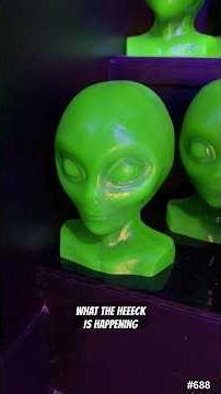 1000 Uranium Glass Aliens! - #jbarts #glassart #aliens #scientology #museum