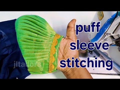 Trending puff sleeves cutting & stitching #trending #tailoring #stitching #sleeve design #jltailors