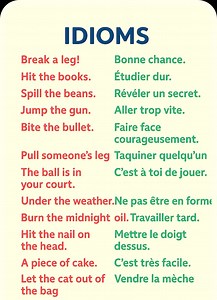 749K views · 2.8K reactions | 13 Common English Idioms with French Translation #viral | AnglaisPro | Facebook