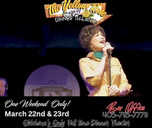 "Crazy for Cline: A tribute to Patsy Cline"- One Weekend Only!!! MARCH 22ND & 23RD!!! The hits... The stories... The nostalgia!! Renowned tribute artist Lisa Irion sings the songs of The Country Music Icon . She tells stories and brings the persona of this "American Treasure" back to life once more! Limited seats available. Please call 405-793-7779 to make reservations NOW! | The Yellow Rose Theater | Facebook