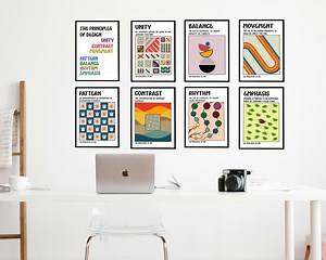 Principles of Design Poster - Educational Classroom Decor