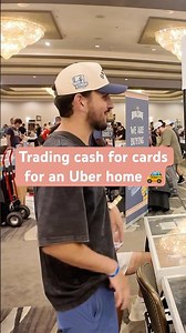Trading cards for cash for an uber home 🤣 #sportscards