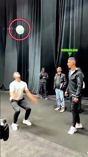 Ronaldo Can’t Believe This Freestyler’s Skills! 😳⚡