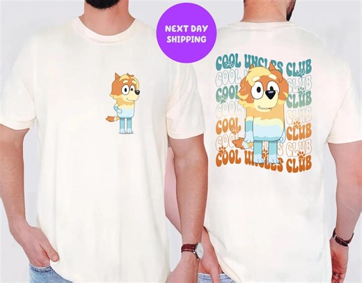 Blue Dog Cool Uncle Club Shirt Blue Uncle Tee Family Matching Cute Shirt Gift for Uncles Father's Day Birthday Gift - Etsy