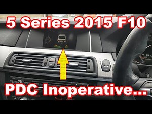 BMW 535d F10 parking system fault... Fault finding and repair.