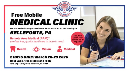 Free healthcare clinic coming to Bellefonte