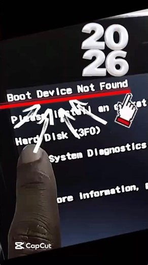 How to Fix Boot Device Not Found (Hard Disk 3F0) Error – 100% Working Solution