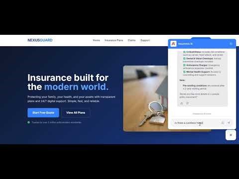 Find the Right Health Insurance Plan — AI Agent Demo