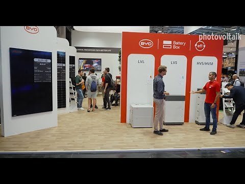 EFT-Systems: BYD zeigt ein komplettes Ökosystem für saubere Energieversorgung