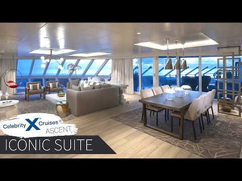 Celebrity Ascent | Iconic Suite Full Walkthrough Tour & Review 4K | Celebrity Cruises