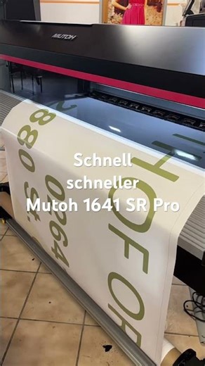 Mutoh 1641 SR Pro. Für beste Ergebnisse.