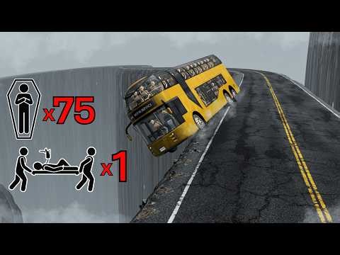 Realistic High-Speed Car Crashes in BeamNG.drive #13 | Ultra Detailed Crash Compilation