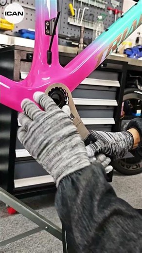 ICAN Frame Graro BB and crankset installation guide! #icancycling #graro