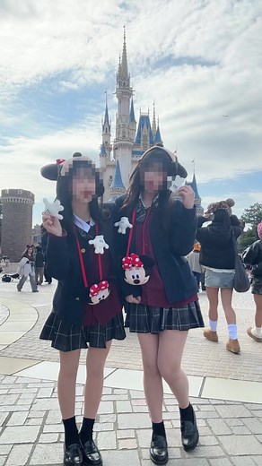制服ディズニーの大優勝コーデ