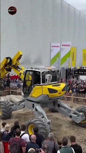 Menzi Muck M545 Extreme Machine Working on Impossible Slopes | Powerful Walking Excavator