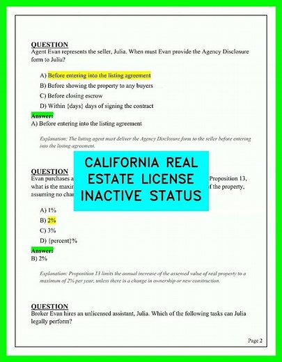 CALIFORNIA REAL ESTATE LICENSE INACTIVE STATUS Complete Guide for 2026 Renewal Rules and 2026Tips