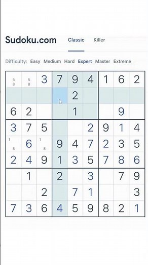 Sudoku Expert - sudoku.com - 21 avril 2025