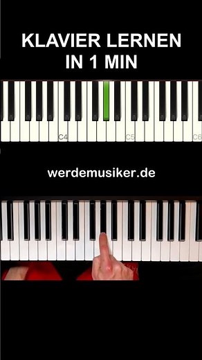 Learn Piano in 1 Min - The Basics for Beginners