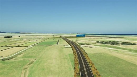 Belfast to Pegasus Motorway and Woodend Bypass: November 2025 fly-through