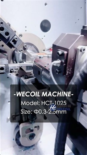 Special wire form, customized spring machine, camless spring making machine, forming machine. Wecoil