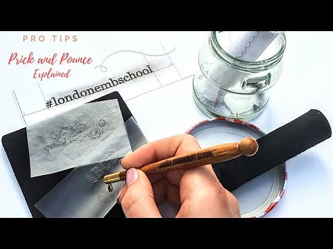 Pro tips: Prick and Pounce Monogramming/ Embroidery Design Transfer Method Explained