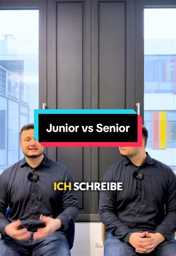 Softwareentwickler: Junior vs Senior Developer #programmieren #softwareentwicklung #informatik