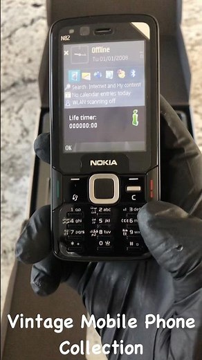 Brand New Nokia N82 Released 2007 #vintagemoliephonecollection #shorts #nokia #nokian82 #shortvideo