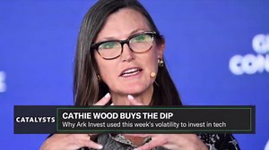Cathie Wood's Ark Invest is buying the dip on tech stocks