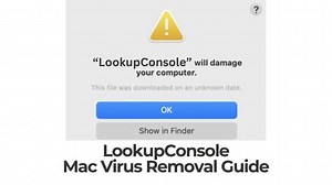 LookupConsole Will Damage Your Computer Mac - Removal