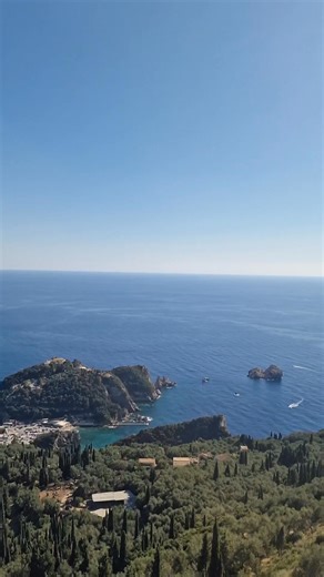 Corfu – The feeling of being lost in time and geography with months and years hazily sparkling ahead in a prospect of un-conjecturable magic #SeaBlueCorfu137 #greeceholiday #BookYourStay #booknow #greece #DirectBooking 👇 seablue137corfu.com | Glyfada beach Corfu Seablue137